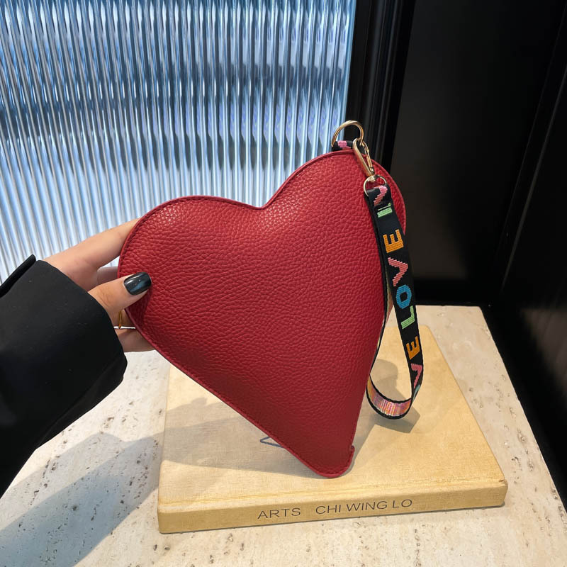 Cute Heart Shape Coin Purse Ko - Women Bags Max ulasan dan harga