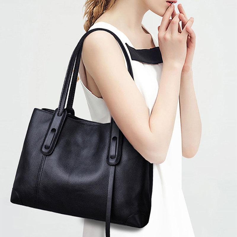 Genuine Leather Tote Bag Luxur - Women'S Tote Bags Designer ulasan dan harga