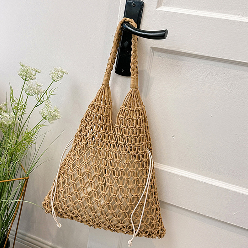 Women Large Capacity Straw Han - Women Bags Low Price ulasan dan harga